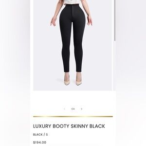 Luxury Black Skinny Leggings